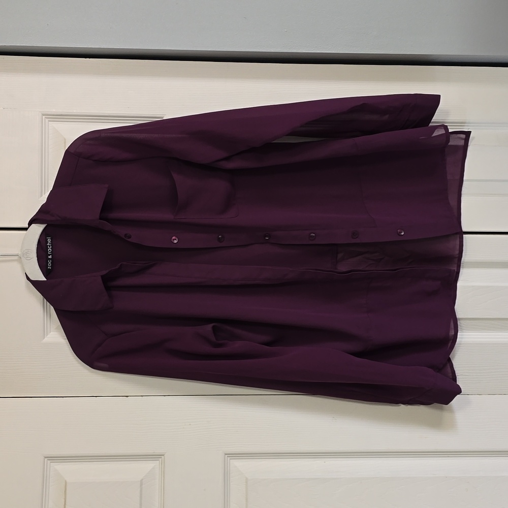 Zac & Rachael Blouse- plum